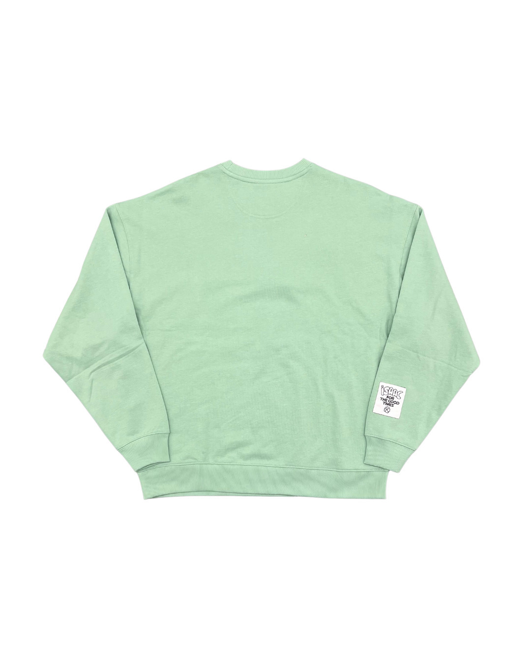 ISAAC - CREWNECK VERT LOGO ROSE