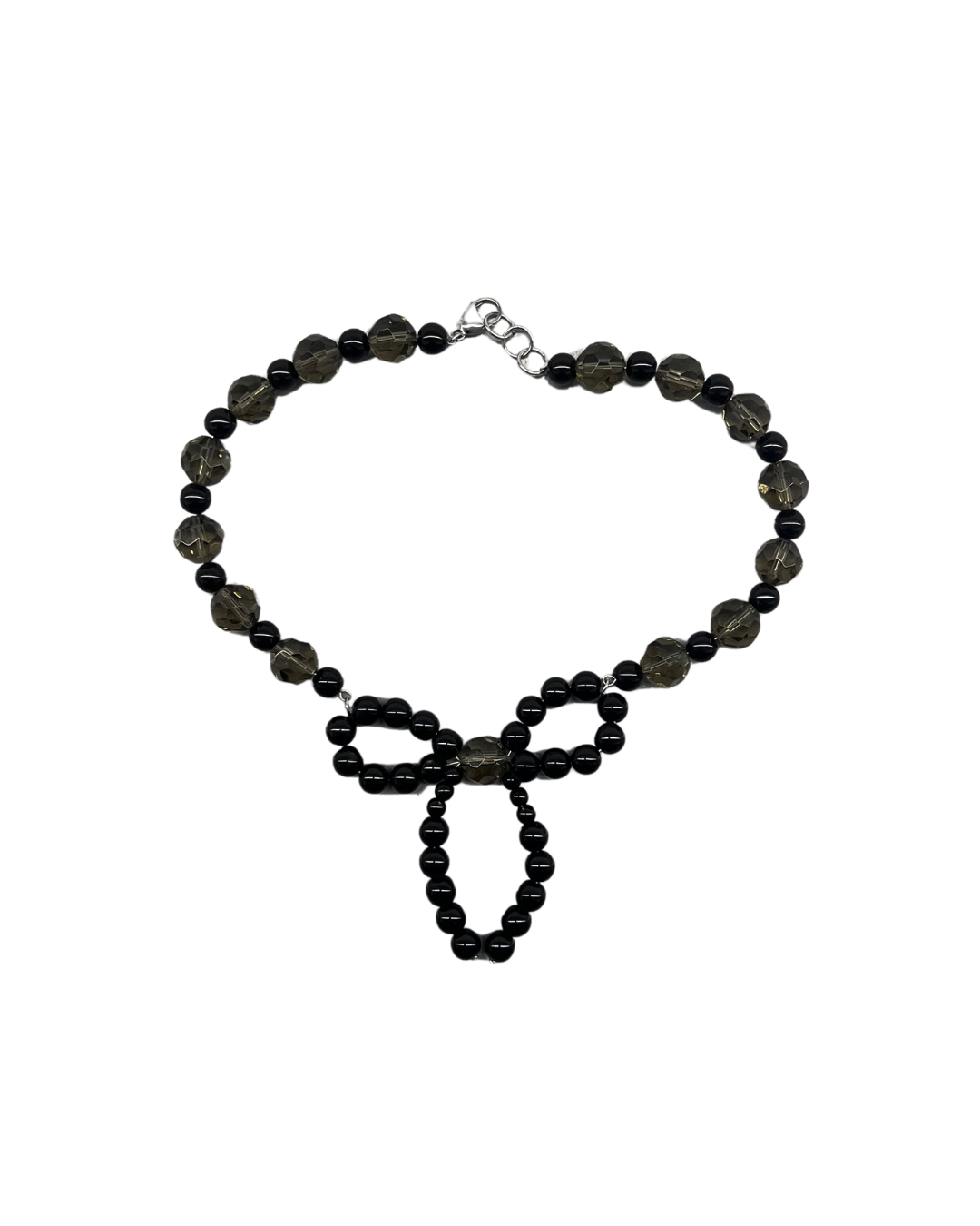 PERLES RARES - COLLIER PERLE NOEUD NOIR