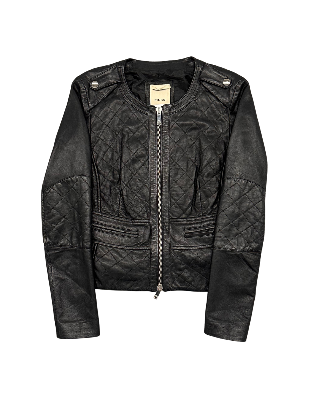 PINKO - VESTE EN CUIRE