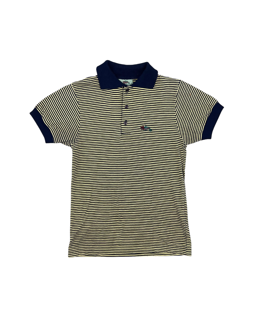 MAXWELL'S PLUM - POLO JAUNE A RAYURE