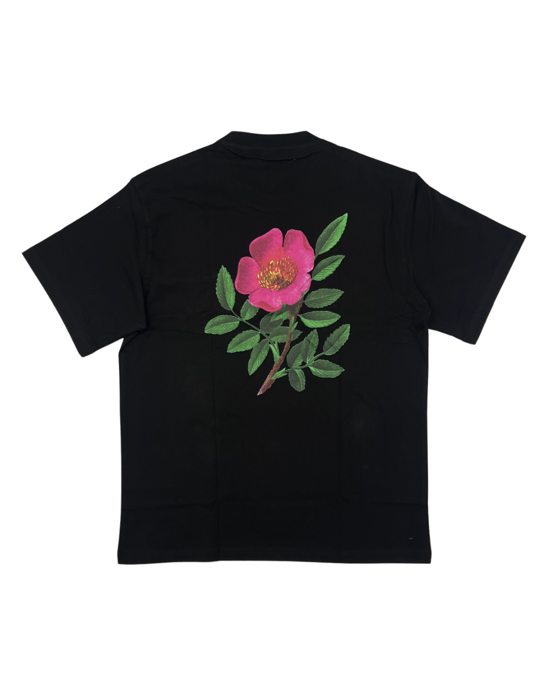 WALDSTATTEN - TSHIRT BIO ALPEN-HECKENROSE BLACK