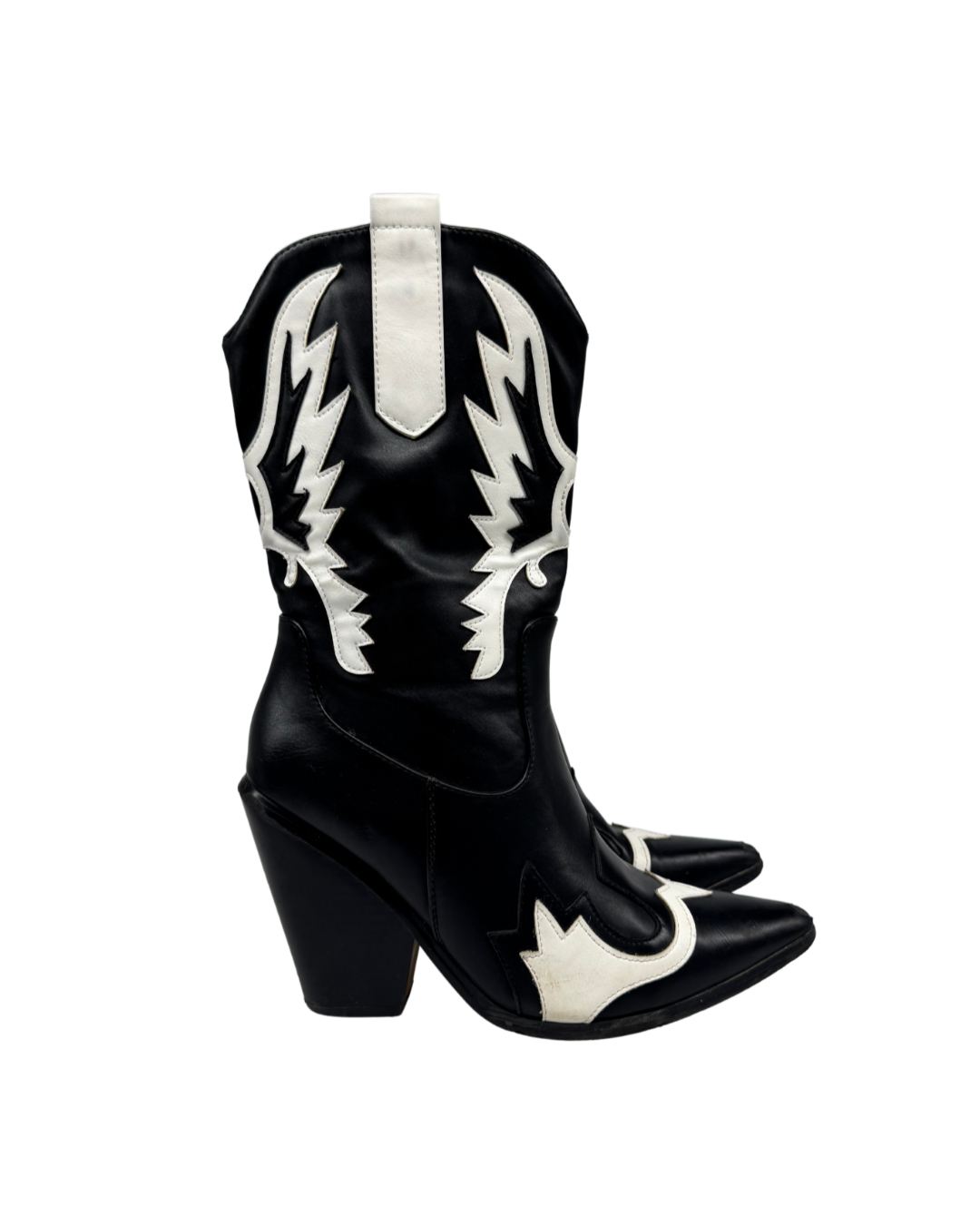 BOTTES - COWBOY NOIRE/BLANCHE