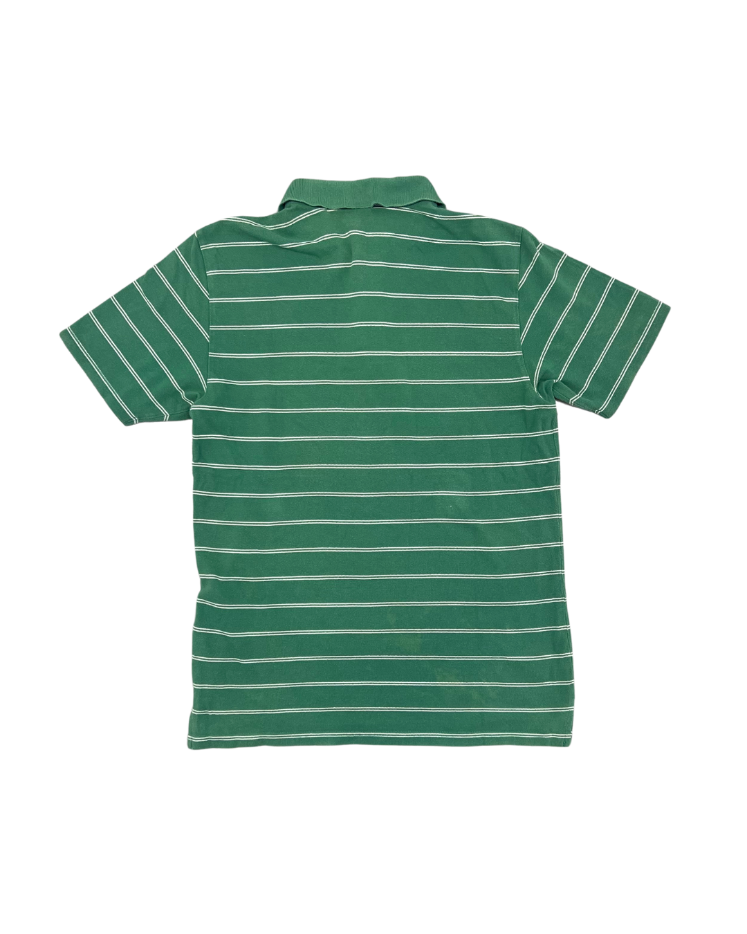 ASICS - POLO VERT A RAYURE