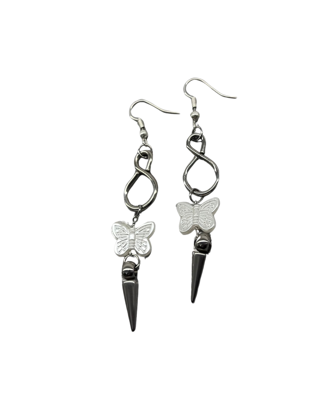 PERLES RARES - BOUCLE D'OREILLE PAPILLON