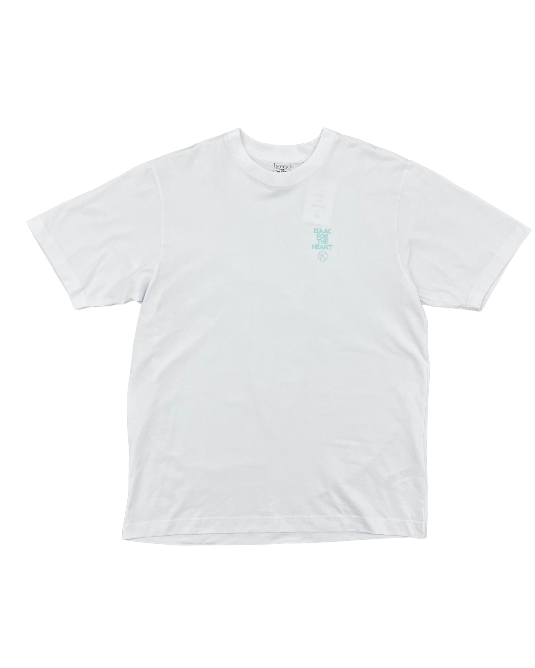 ISAAC - TSHIRT BLANC LOGO VERT