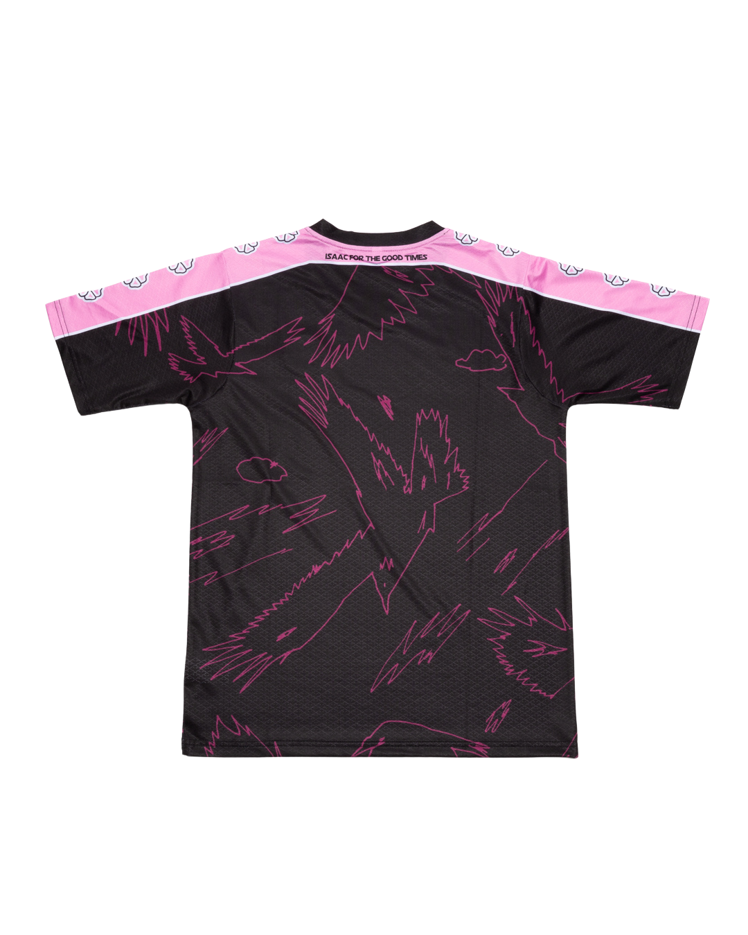 ISAAC - MAILLOT NOIR & ROSE