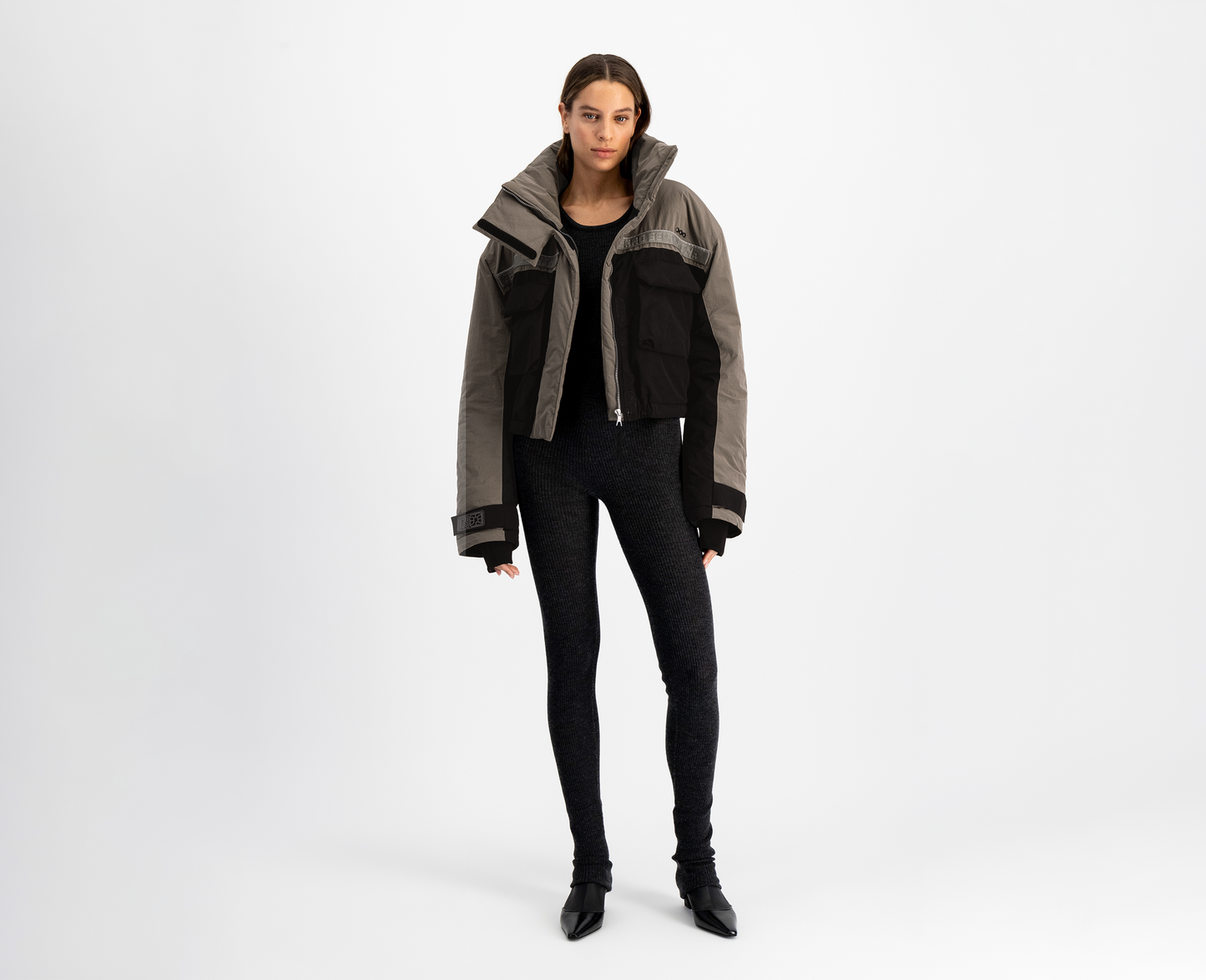 079 - CROPPED JACKET Beige