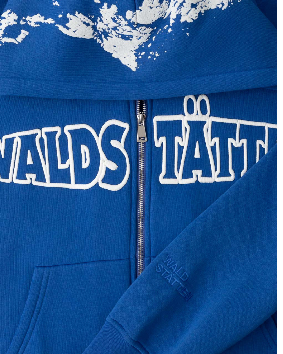 WALDSTATTEN - NEW 2026 Heavyweight Sweatshirt ZIP UNISEX (Blue Elec.)