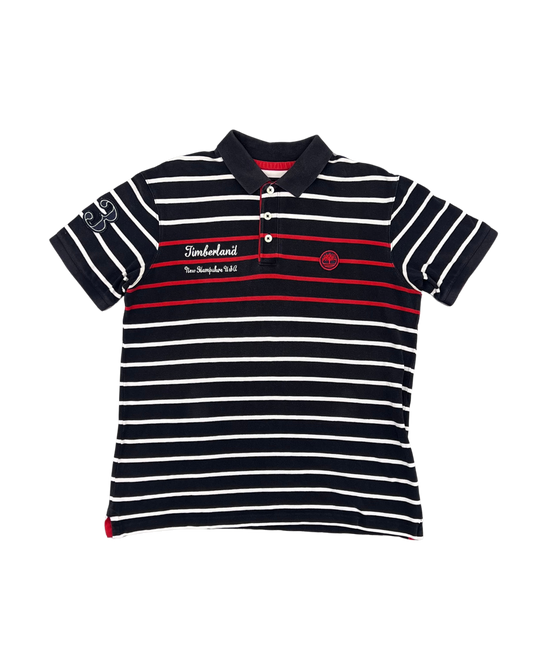 TIMBERLAND - POLO NOIR A RAYURE