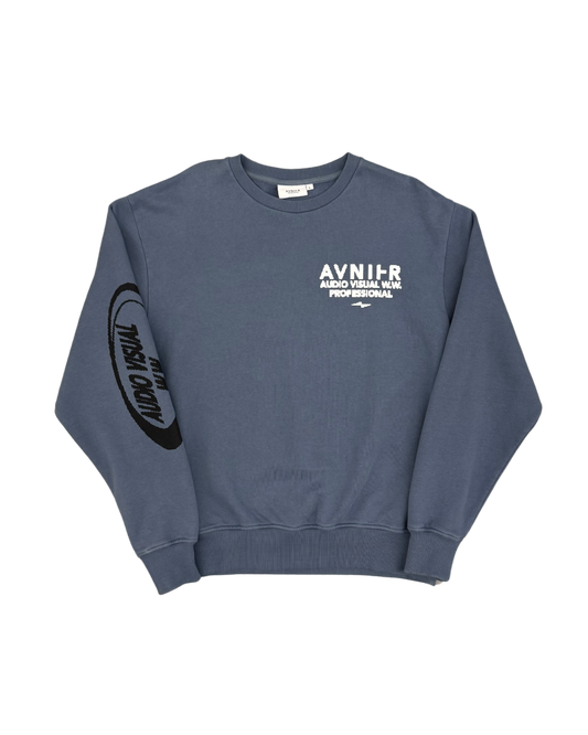 AVNIER - CREWNECK ENCORE CHINA BLUE PIXEL