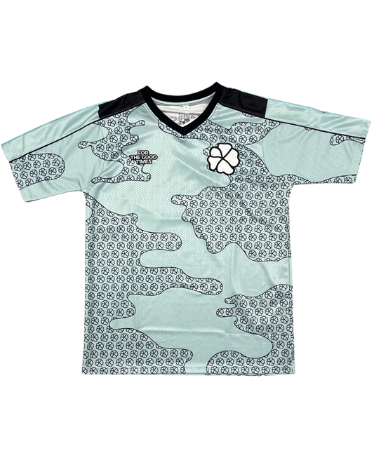 ISAAC - MAILLOT BLEU FLEUR