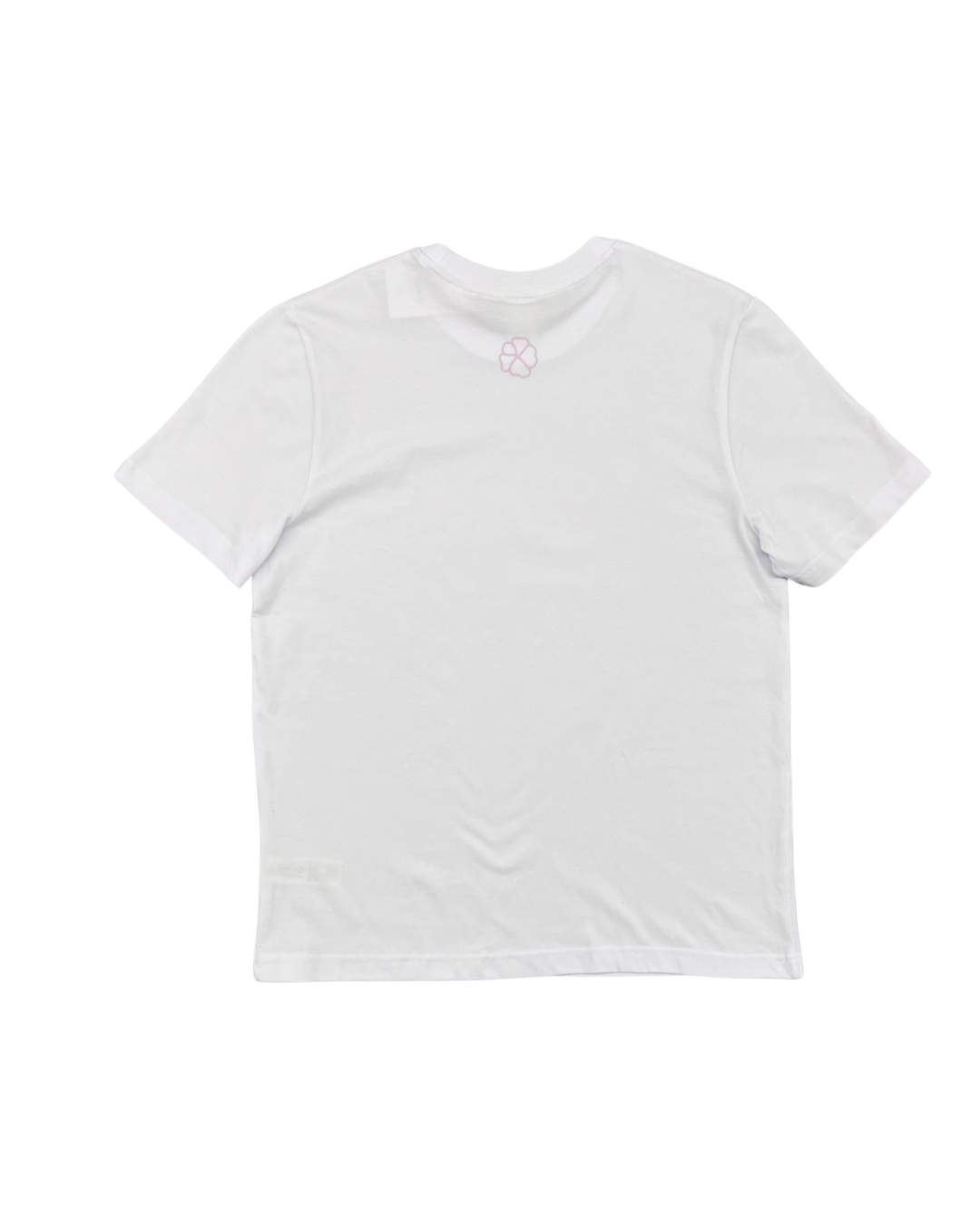 ISAAC - TSHIRT BLANC LOGO ROSE