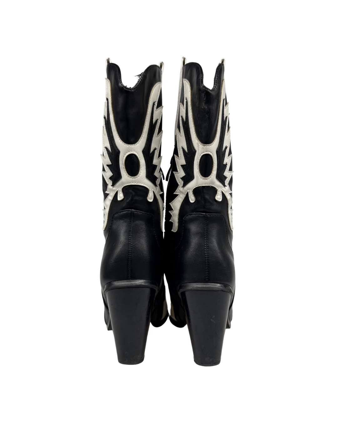 BOTTES - COWBOY NOIRE/BLANCHE