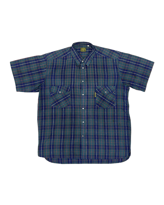 EL PASO - CHEMISE VERTE A CARREAU