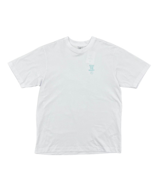 ISAAC - TSHIRT BLANC LOGO VERT