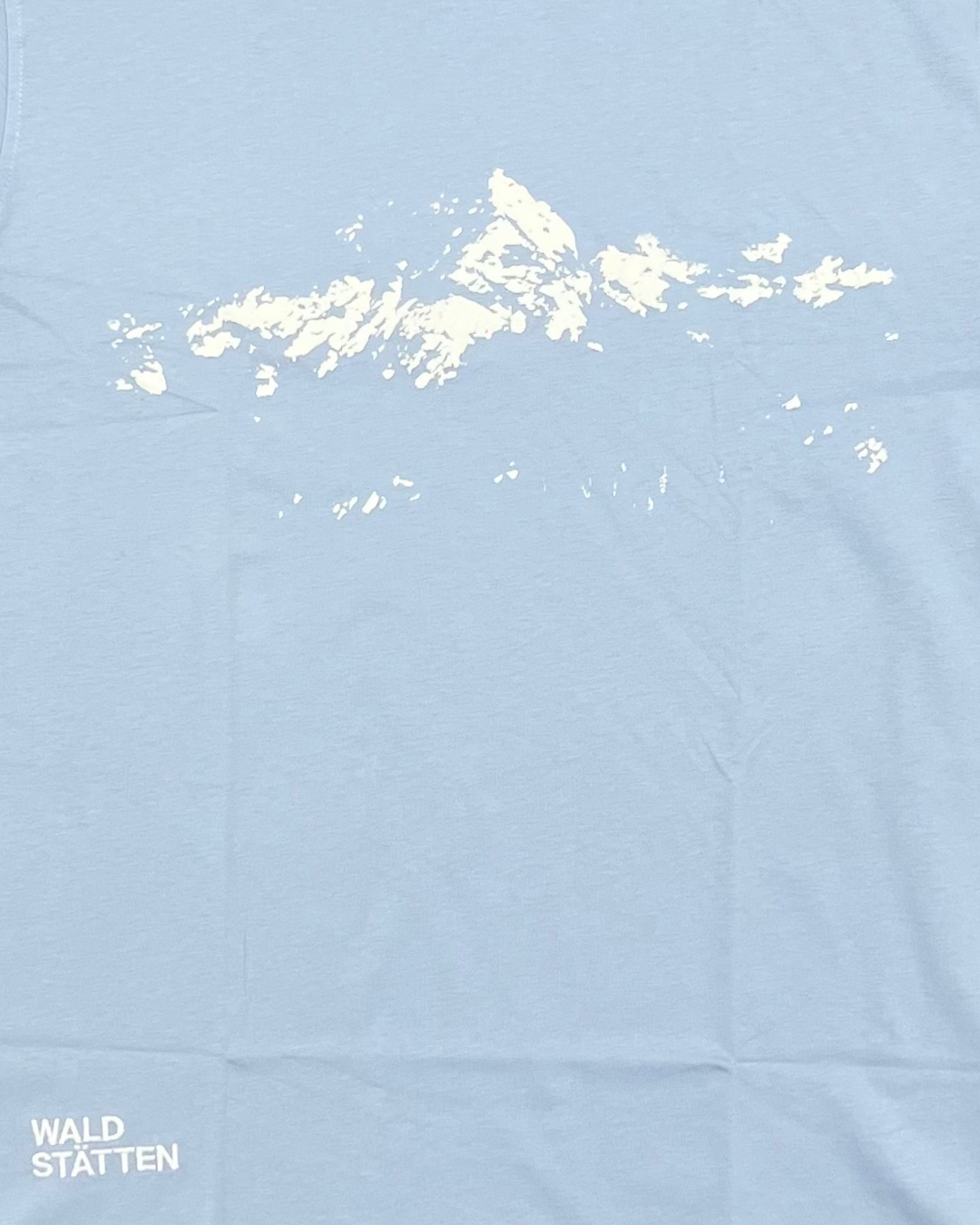 WALDSTATTEN - TSHIRT BIO MOUNTAIN BABY BLUE