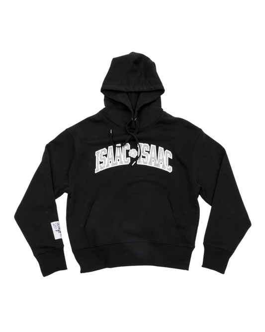 ISAAC - HOODIE NOIR COLLAGE