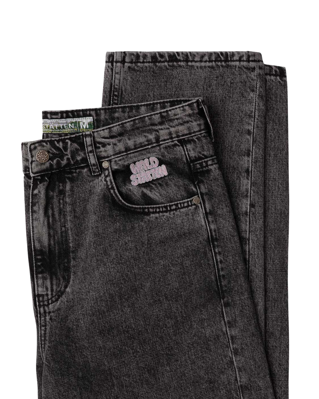 WALDSTATTEN - Premium Jeans UNISEX (Denim Grey) – Baggy Fit