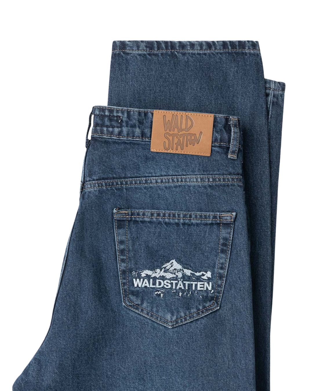WALDSTATTEN - Premium Jeans UNISEX (Denim Blue) – Baggy Fit