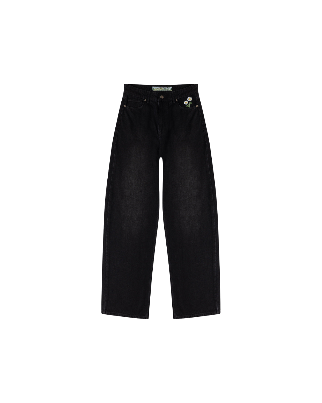 WALDTSATTEN - Premium Jeans WOMEN (Denim Black) – Baggy Fit