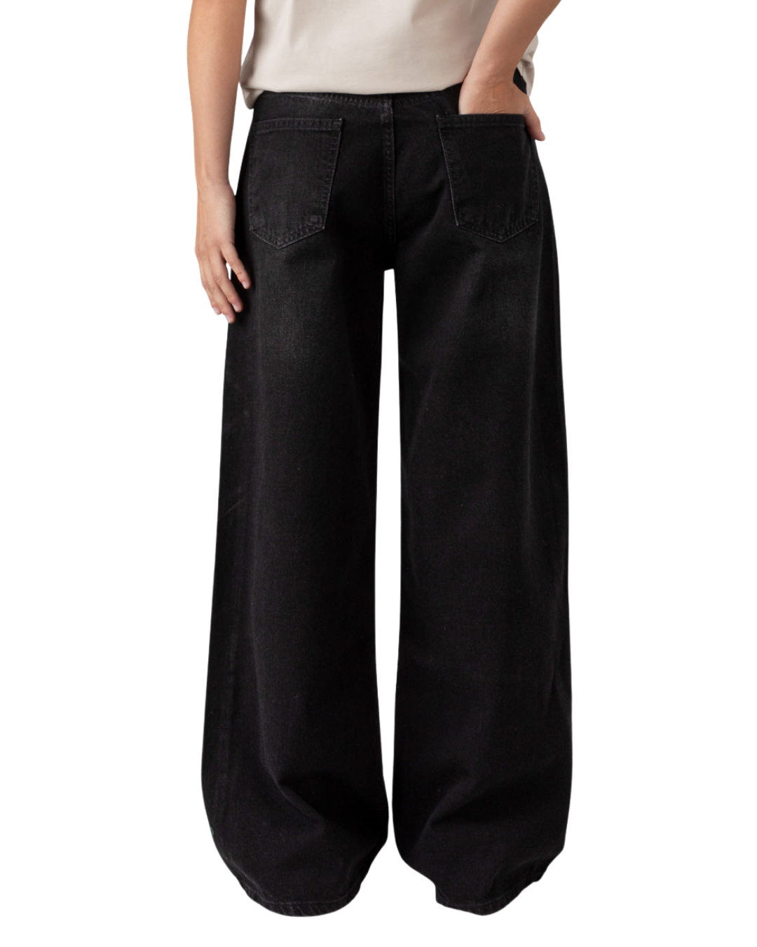 WALDTSATTEN - Premium Jeans WOMEN (Denim Black) – Baggy Fit