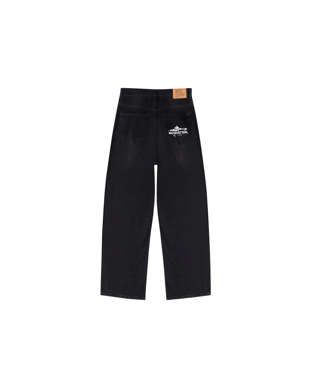 WALDSTATTEN - PREMIUM JEANS UNISEX BLACK – Baggy Fit