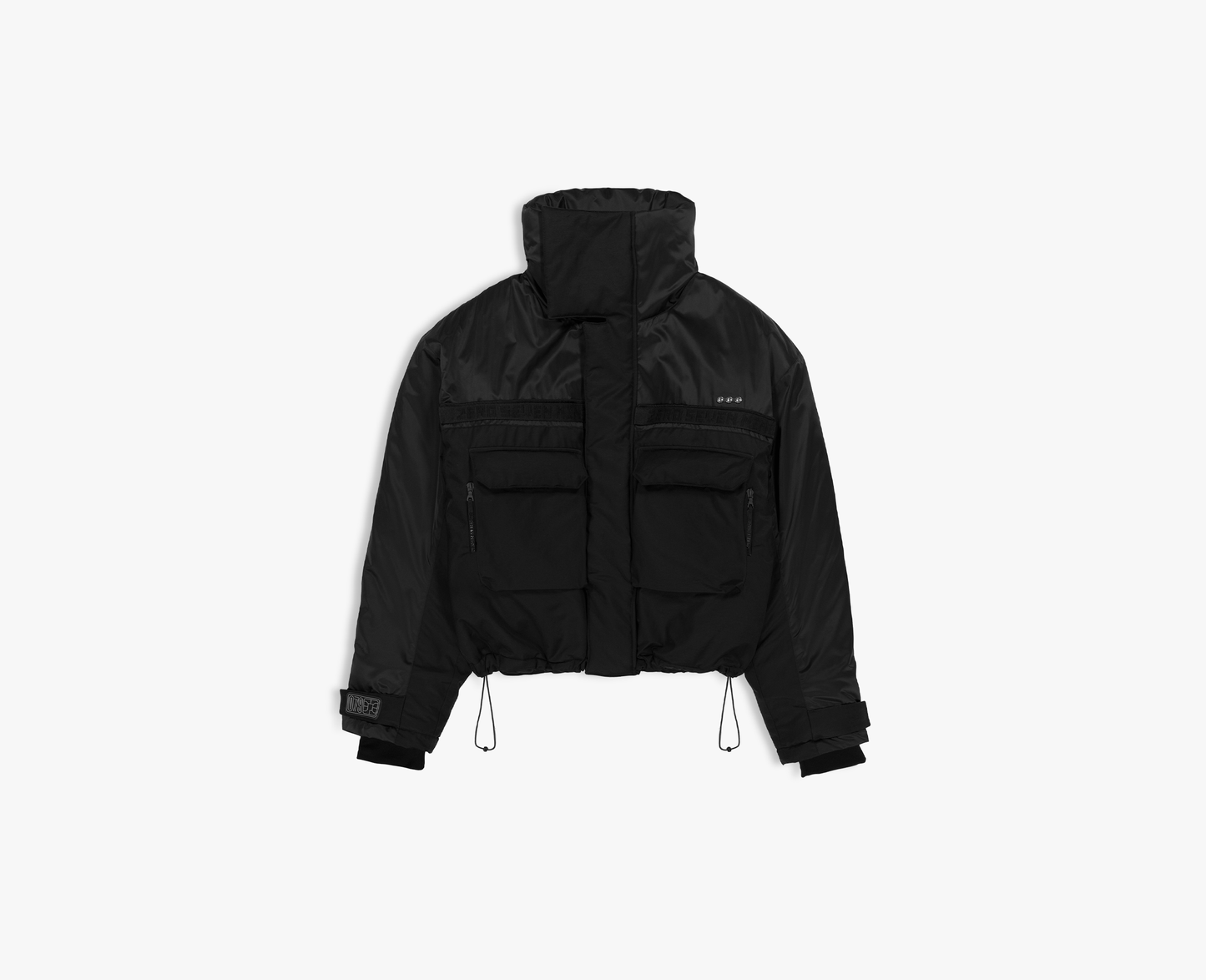 079 - CROPPED JACKET, Black